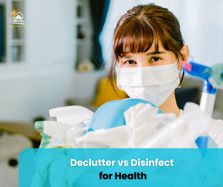 Disinfect vs Declutter