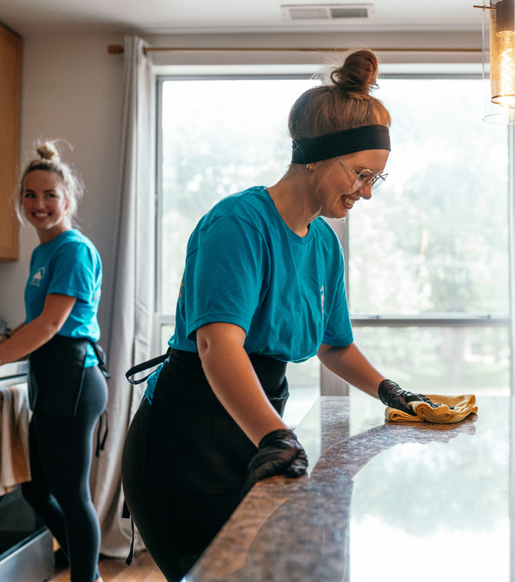countertop kitchen cleaning